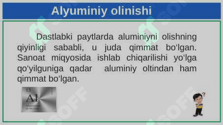 Alyuminiy xossalari. Laboratoriya ishi Alyuminiyning kislota va asos eritmalari bilan o‘zaro ta’siri 3