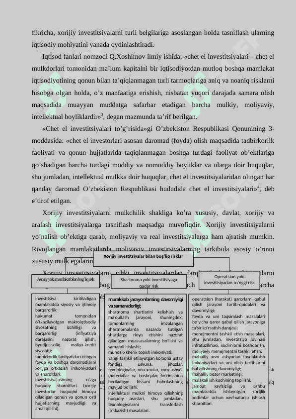 Iqtisodiyotni rivojlantirishda xorijiy investitsiyalarning roli 3
