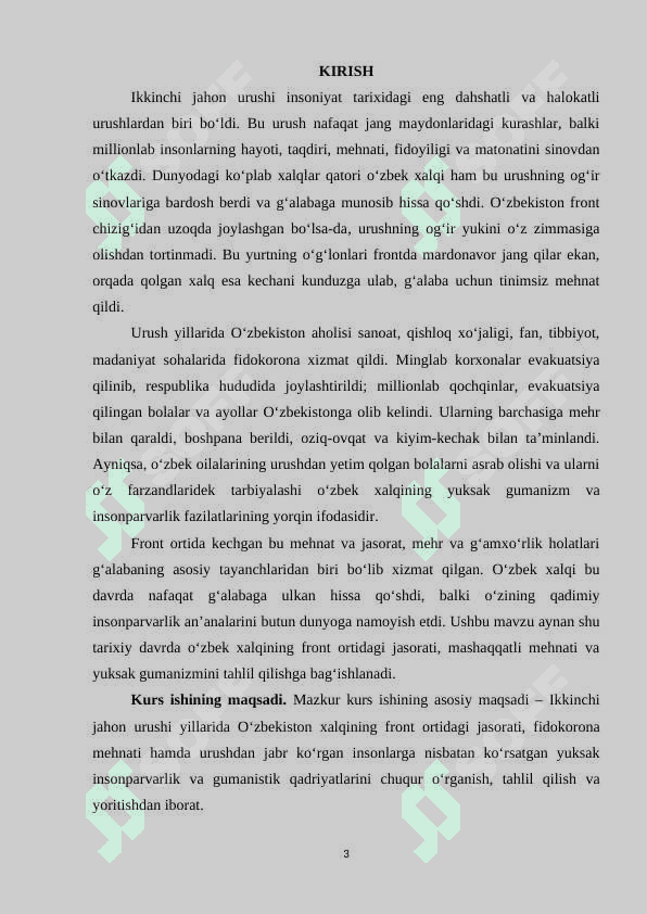 O‘ZBEKISTON XALQINING FRONT ORTIDAGI JASORATI VA MASHAQQATLI MEHNATI 3