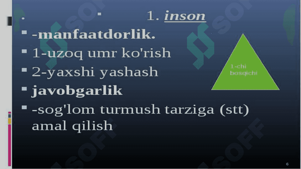 Yuqumli  bo'lmagan  kasalliklar profilaktikasining gigiyenik asoslari 6