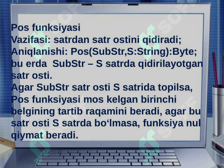 Satrlarli ma’lumotlar bilan ishlash 5