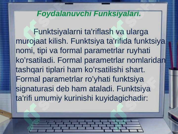 Satrlarli ma’lumotlar bilan ishlash 8
