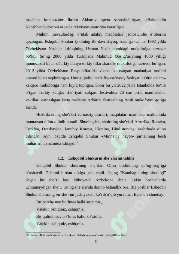 Eshqobil Shukur asarlari badiyati 6