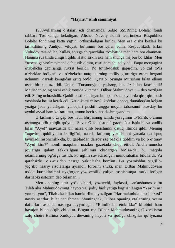 Halima Xudoyberdiyeva lirikasida ayol qalbining nozik talqini 3