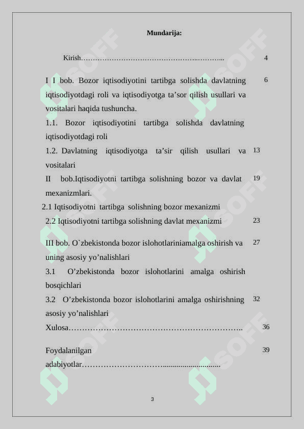 Iqtisodiyotni tartiblashning bozor mexanizmi 3