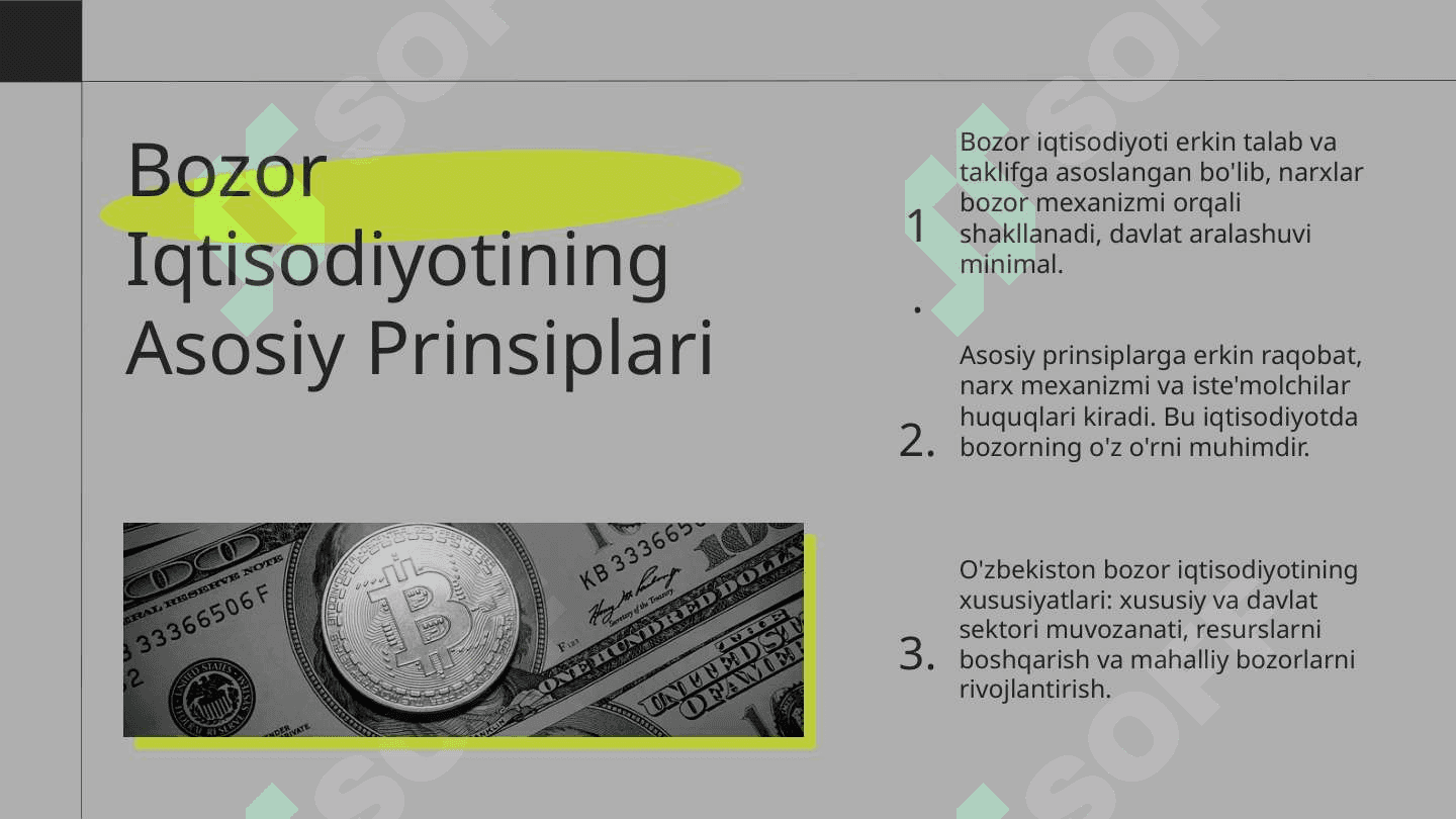 BOZOR IQTISODIYOTIGA O’TISH DAVRI VA UNING O’ZBEKISTONDAGI XUSUSIYATLARI 3