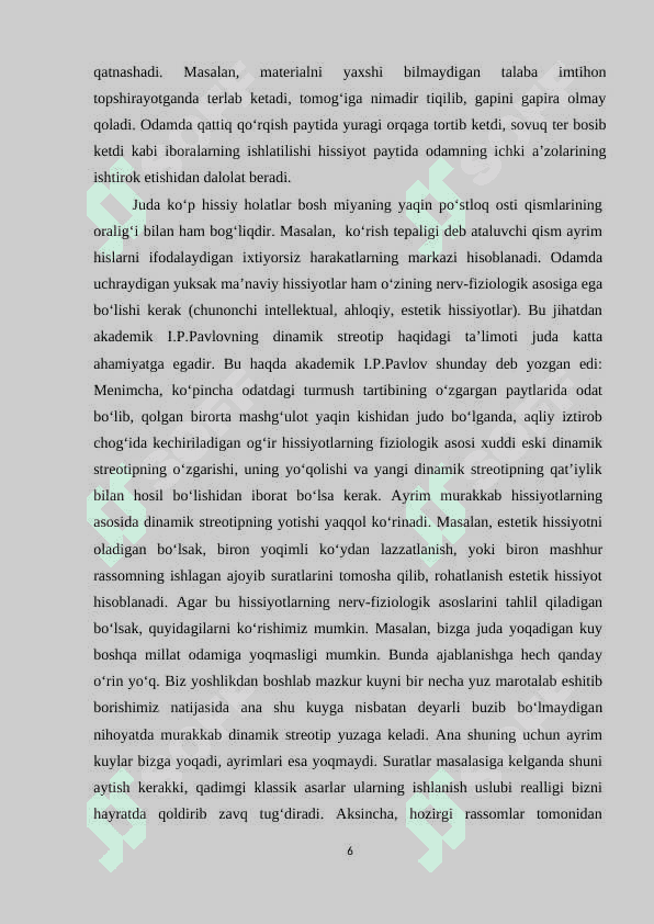 EMOTSIYA VA UNING TARTIBINI YORITISH 6