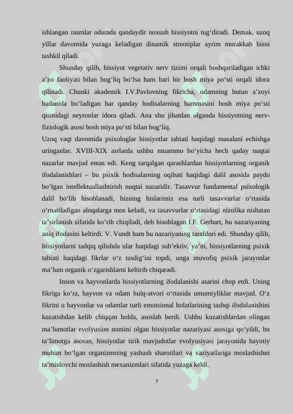 EMOTSIYA VA UNING TARTIBINI YORITISH 7