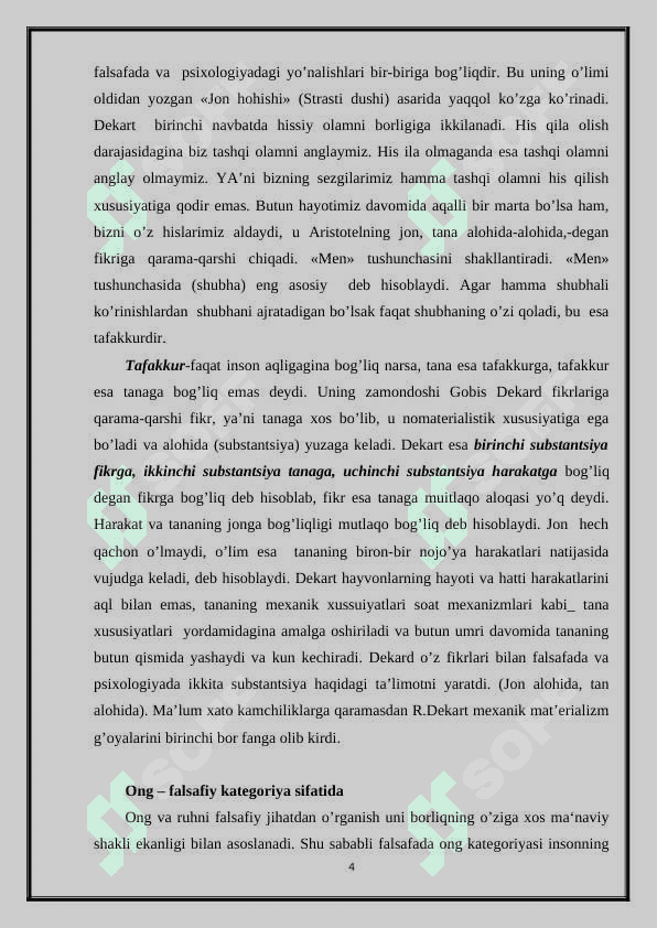 Psixlogiyada ong haqidagi ta’limotlar 4