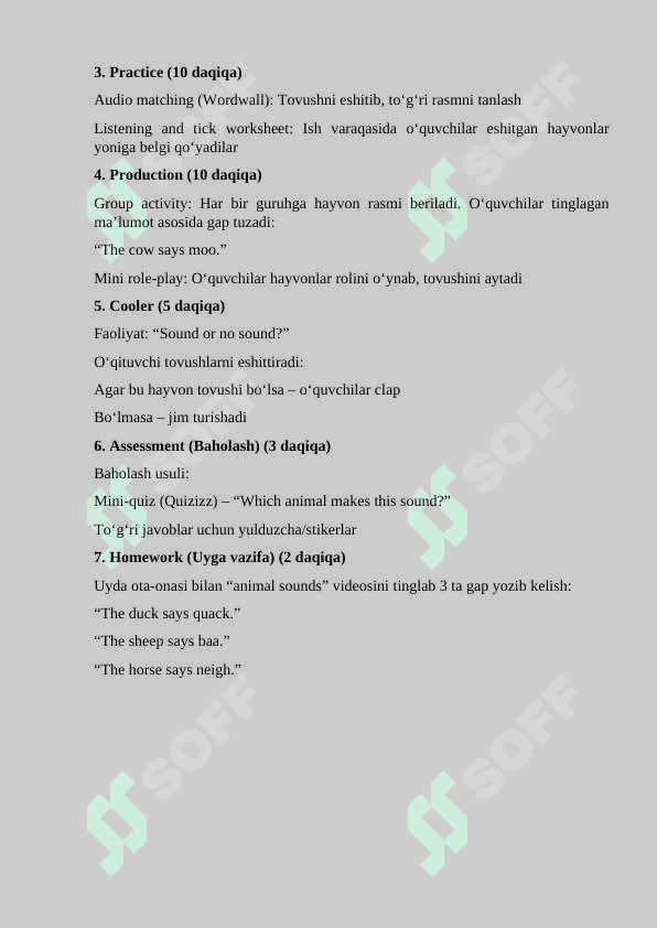 Technologies of teaching listening (grade 1-4) 2