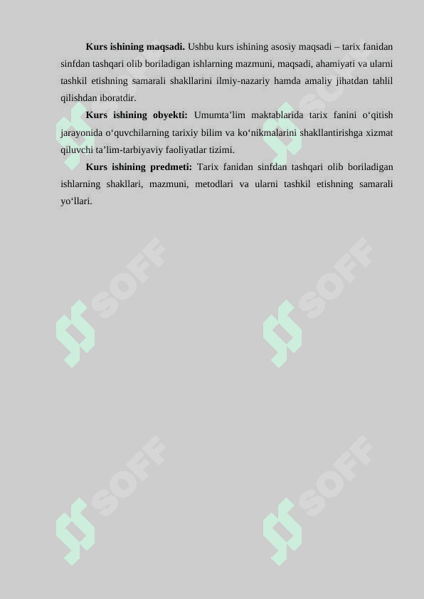 Tarix fanidan sinfdan tashqari olib boriladigan ishlar 4