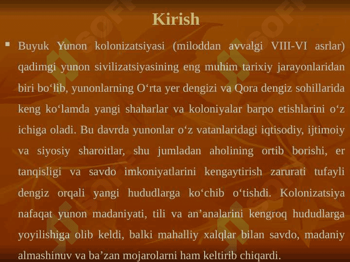 Buyuk Yunon kolonizatsiyasi 25 4