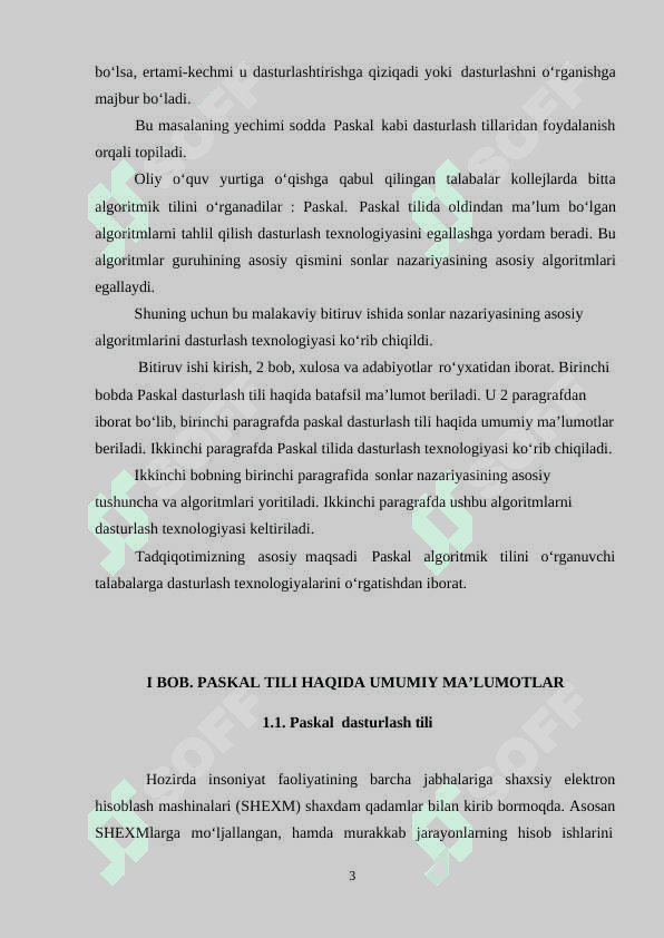 Turbo Pascal tilida sonlar nazariyasining asosiy algoritmlarini dasturlash metodikasi 3
