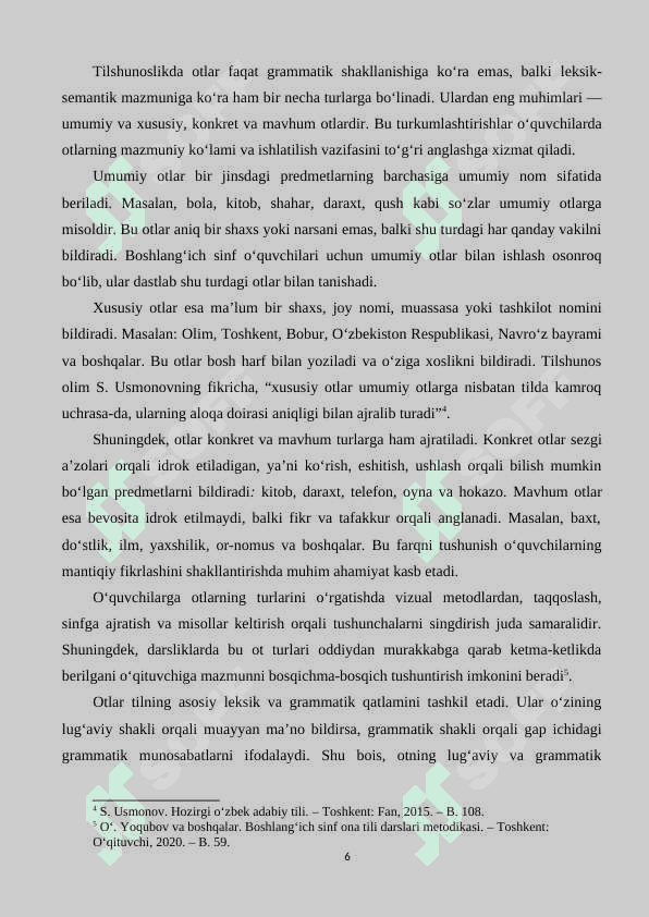 Boshlang‘ich sinflarda  ot mavzusi o‘rgatish metodikasi 6