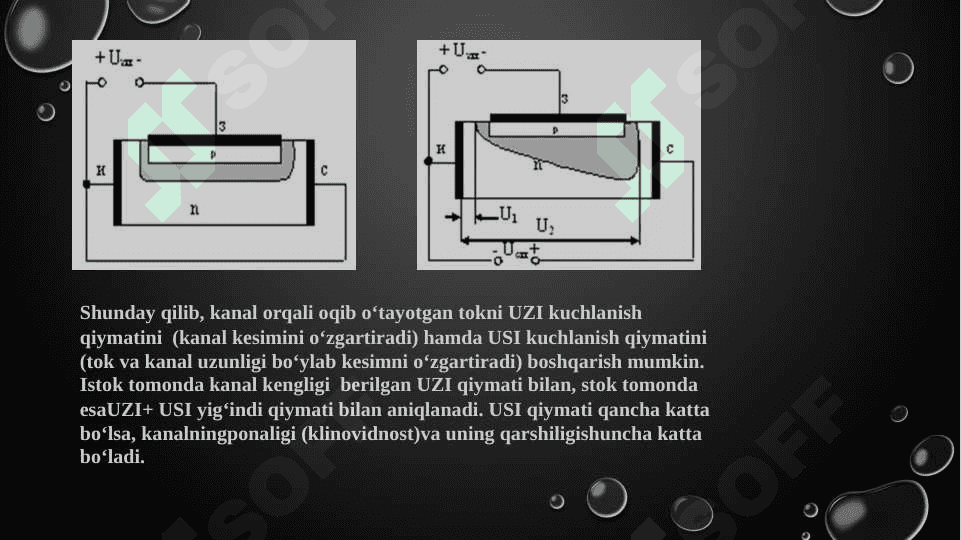Maydoniy tranzistorlar (MT). Integral mikrosxemalar 8