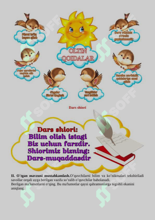 Kasblar gulshodasi. 4