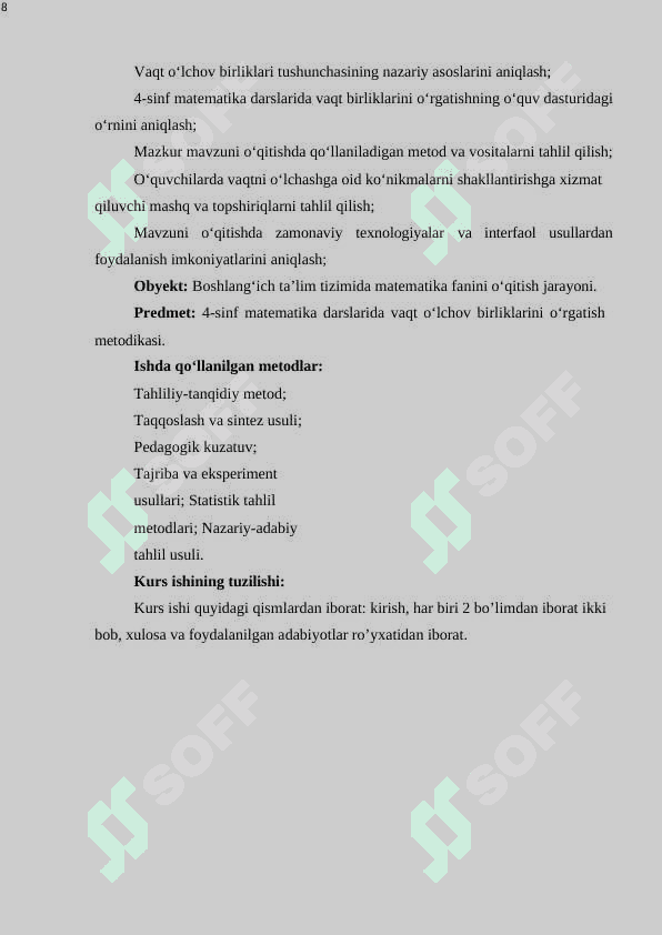 4-SINF VAQT O’LCHOV BIRLIKLARI. Boshlang'ich 4-sinf matematika darslarida vaqt o'lchov birliklari va vaqt o'lchov birliklariga doir 8