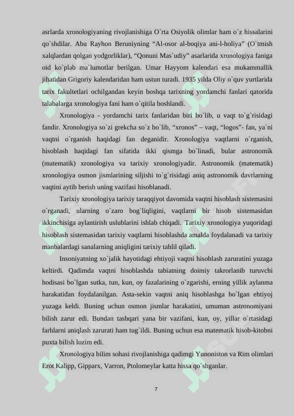 Tarix darslarida xronologik ko'nikmalarni shakllantirish usullari 7