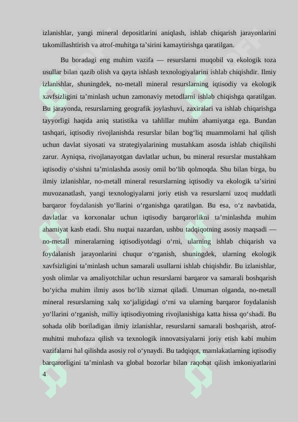 NORUDA METALLARNING XALQ XOʻJALIGIDAGI OʻRNI 4