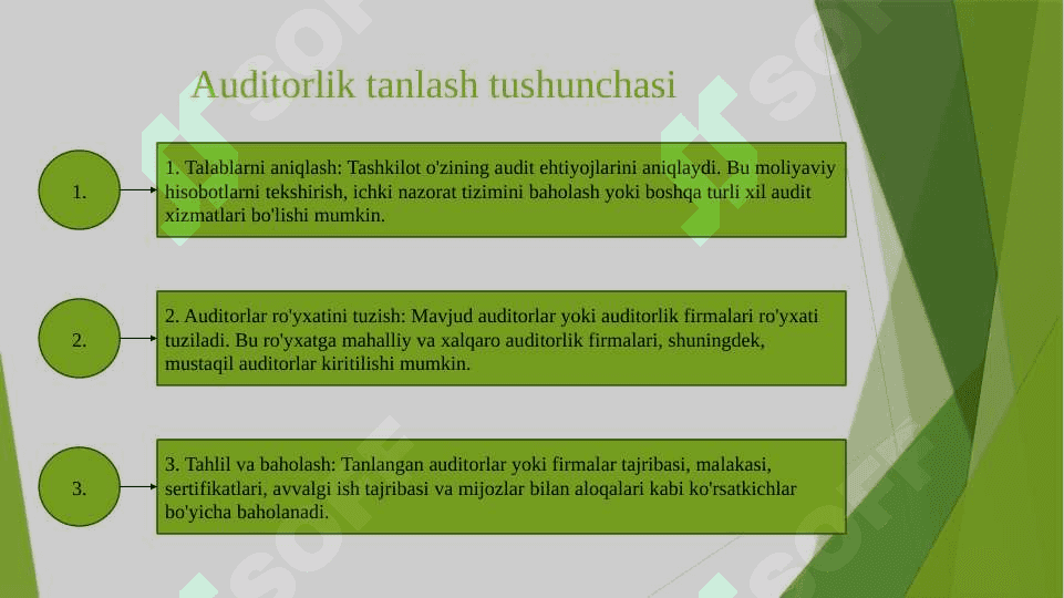 AUDITDA TANLASH O'TKAZISH VA UNI NATIJALARINI BAHOLASH 4