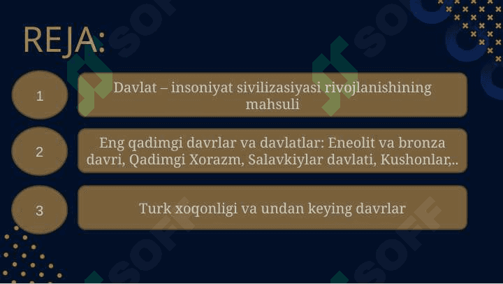 O’zbek davlatchiligining tarixiy bosqichlari 2