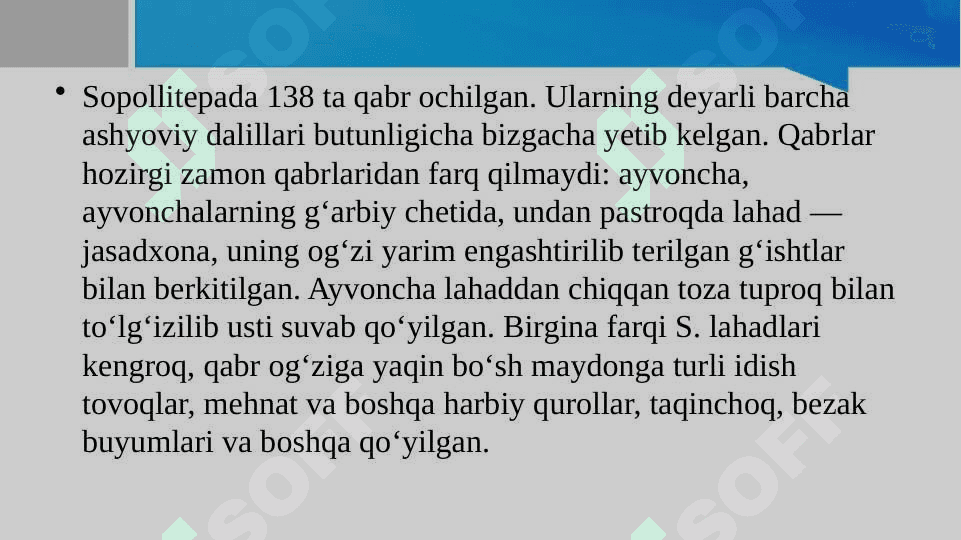 Sopolitepa va Jarqòton ğoridan topilgan piktografik belgilar 4