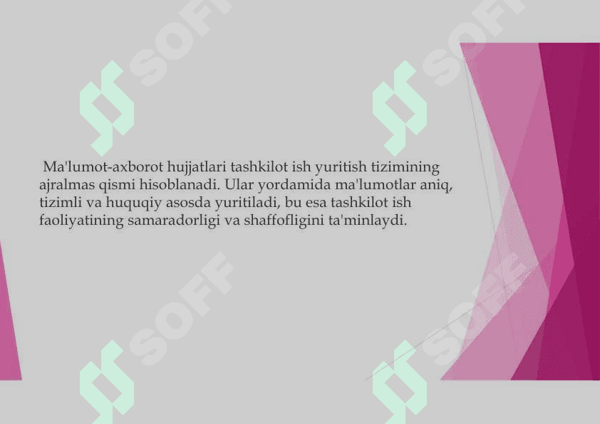 Ma’lumot -axborot hujjatlari pdf 5