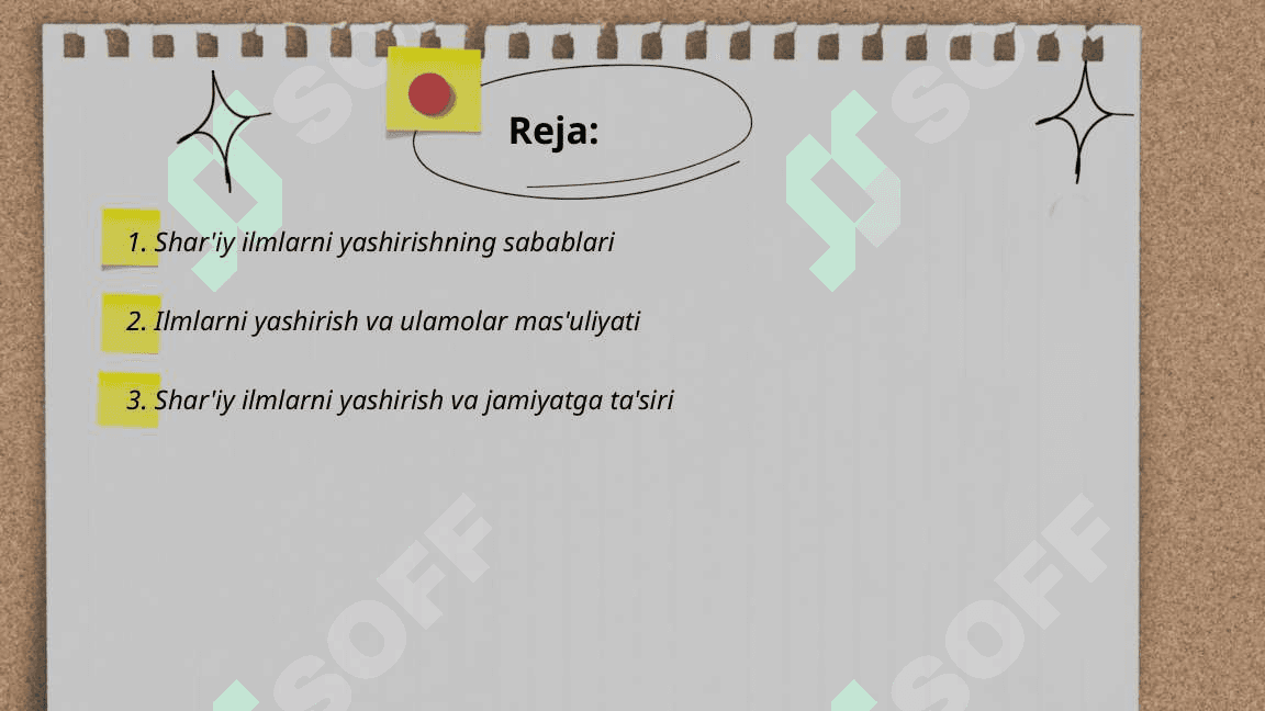 Shar'iy ilmlarni yashirish 2