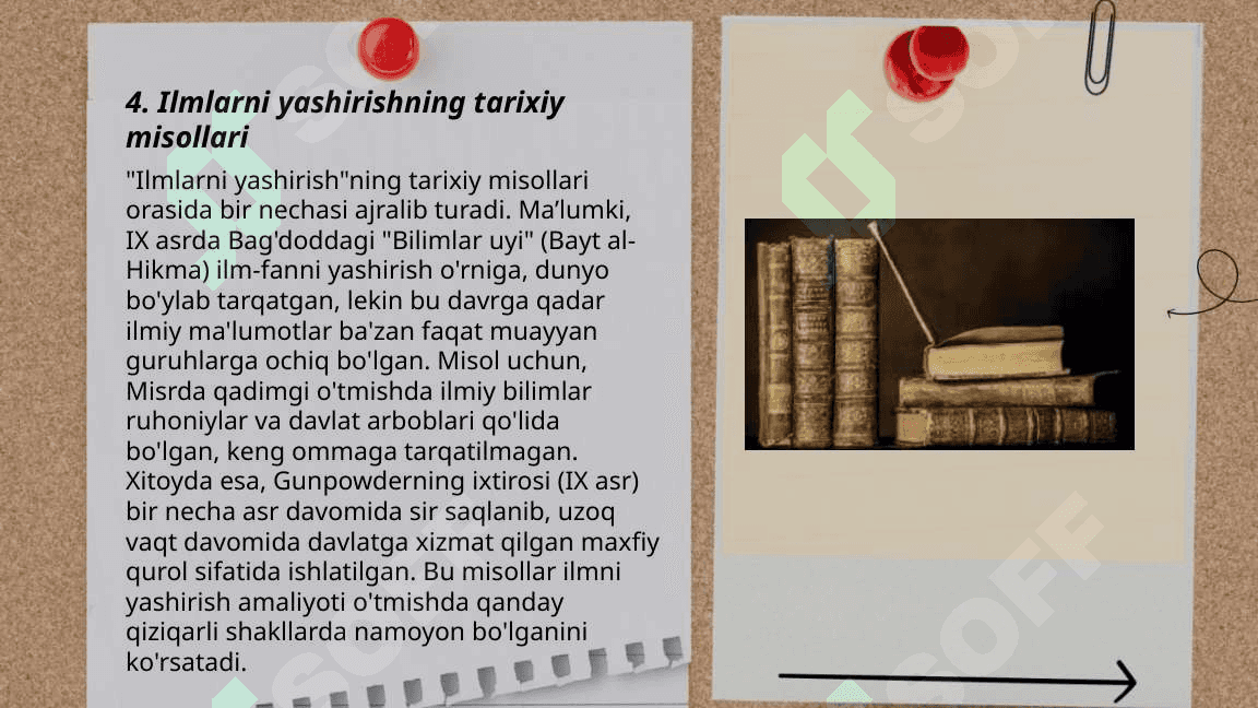 Shar'iy ilmlarni yashirish 6