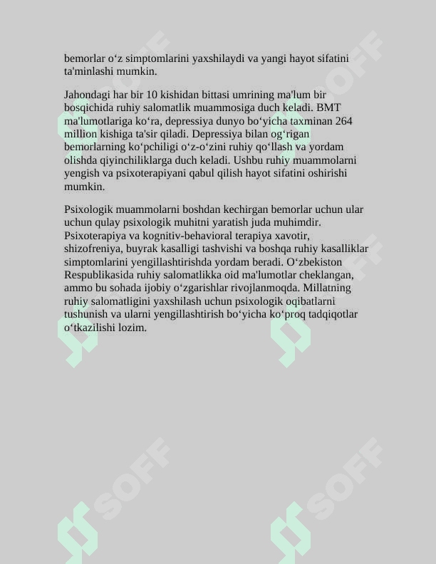 YOQOTISH BEMOR HOLATINI OZIGA YOKOTISH 4