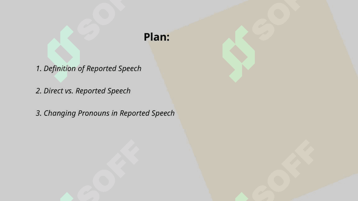 Reported speech 2