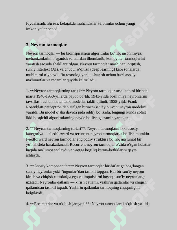 SUNIY INTELLEKT DASTURLARI 8