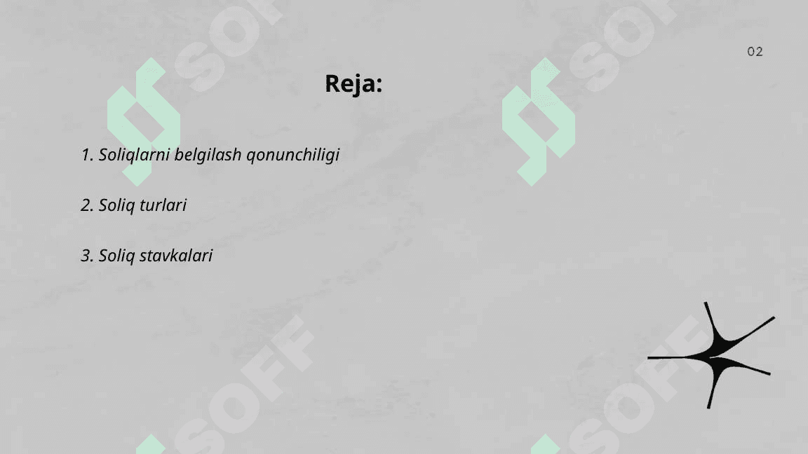 Soliq va yigʻimlarni belgilash va toʻlash tartibi 2