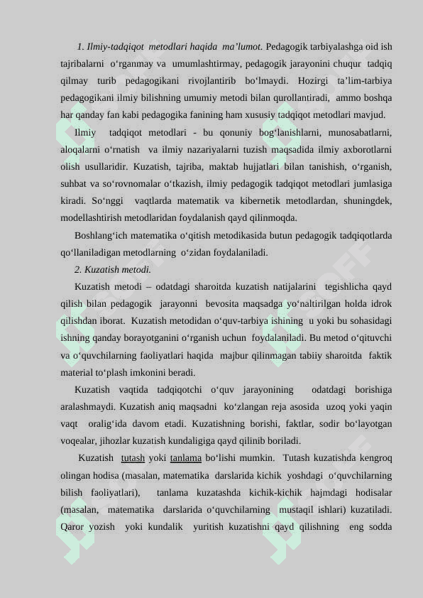 Boshlang‘ich sinflarda matematika o‘qitish metodlari 6