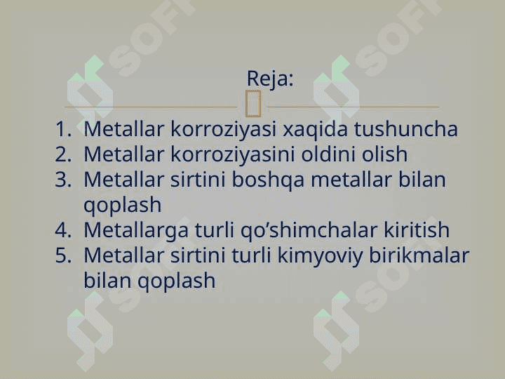 Metallarning korroziyasi va unga qarshi kurashish usullari 2