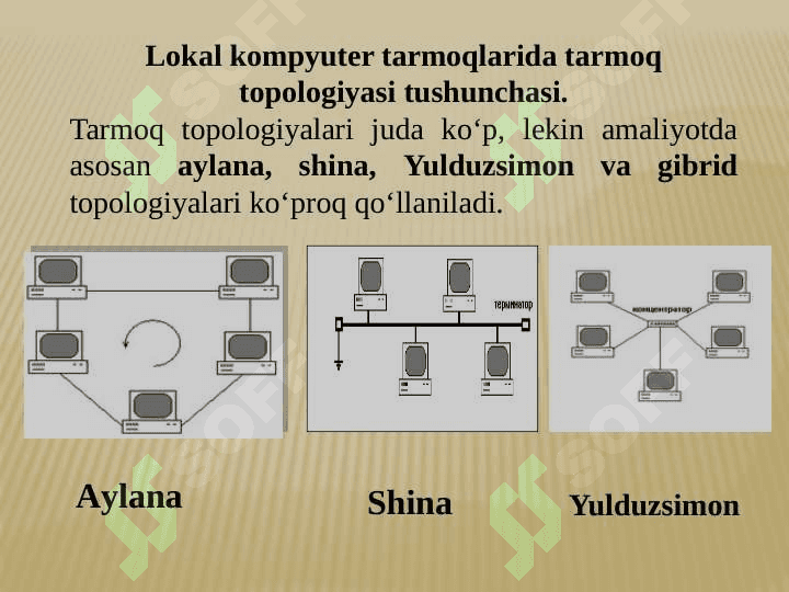 Tarmoq texnologiyalari va Internet xizmatlari. 8