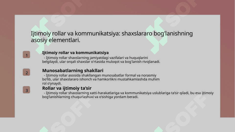 Muloqot ijtimoiy va shaxslararo munosabatlarning ifodasi sifatida 6