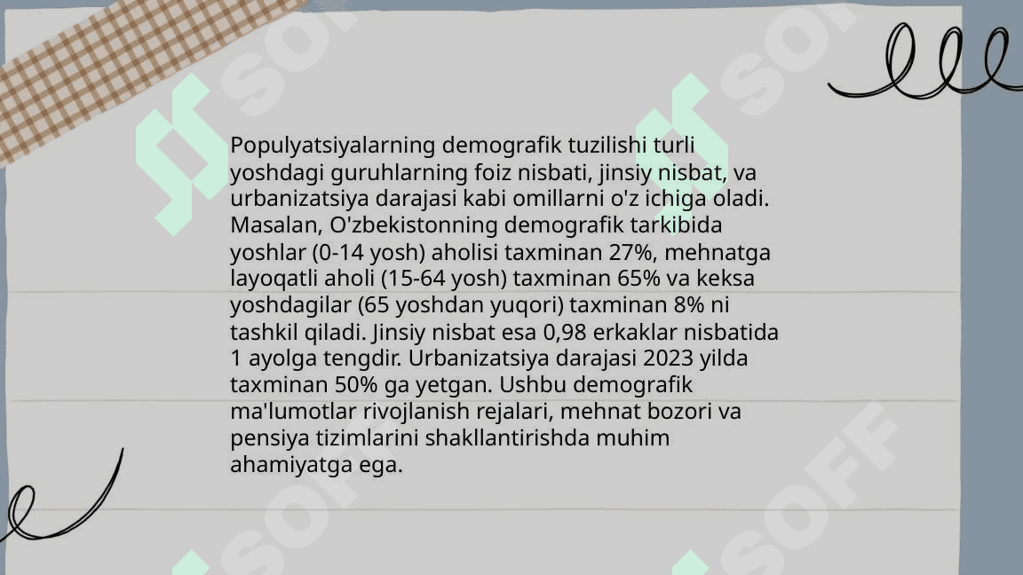 Odam populatsiyalari haqida tushuncha.Demlar. Izolyantlar. Odam populatsiyalarining eng muhim hususiyatlari o'z o'zidan otalanuvchi organizimlar populatsiyalaridagi irsiylanish. Hardi -vaynberg formulasi 4