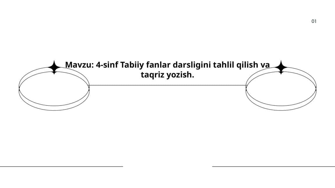 4-sinf Tabiiy fanlar darsligini tahlil qilish va taqriz yozish