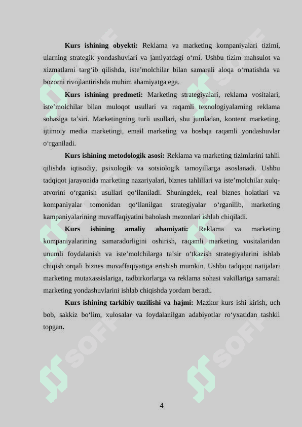 REKLAMA VA MARKETING KOMPANIYALARI TIZIMI 4