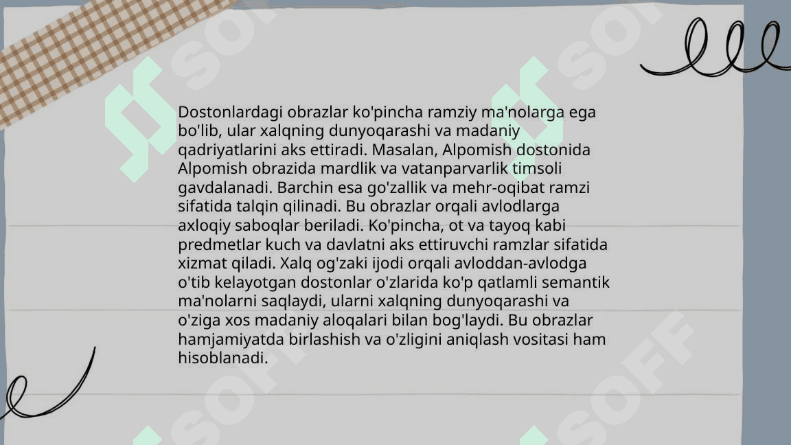 IKROM OTAMUROD DOSTONLARIDA RAMZIY MOHIYAT VA TAG MA'NO 4