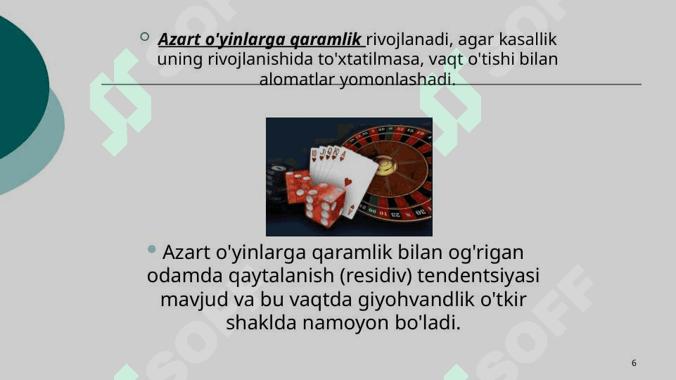Azart o’yinlarga tobelikni o’ziga xos psixologik jihatlari 6