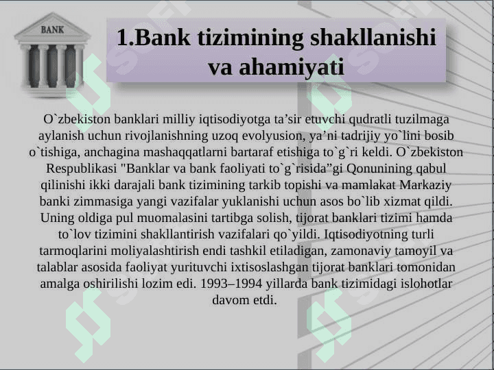 Banklarga nisbatan chora va sanksiyalar qo'llash tartibi 3