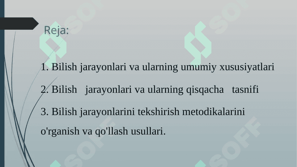 Bilish jarayonlarini tekshirish metodikalarini organish va qollash usullari 2