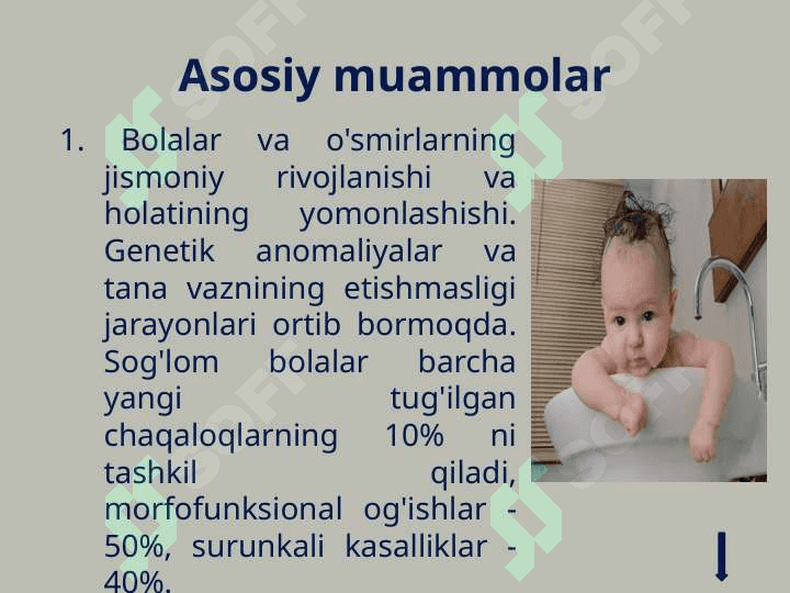 Bolalar salomatligining zamonaviy muammolari 3