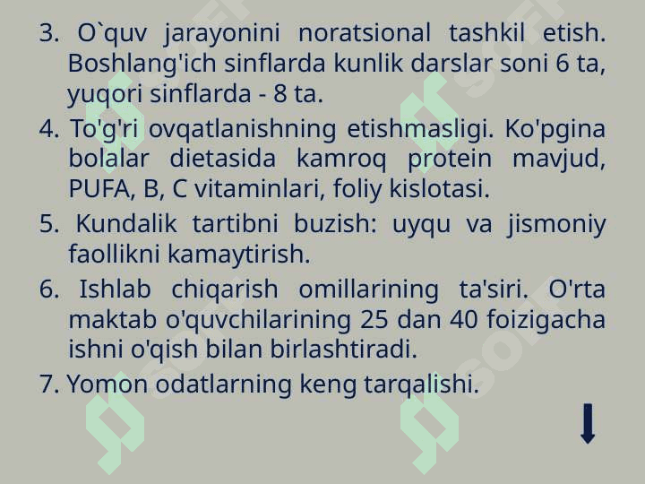 Bolalar salomatligining zamonaviy muammolari 5