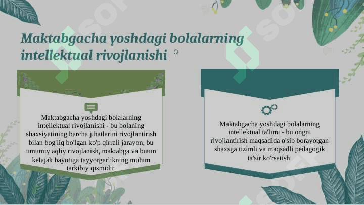 Bolaning intellektual rivojlanishi 4