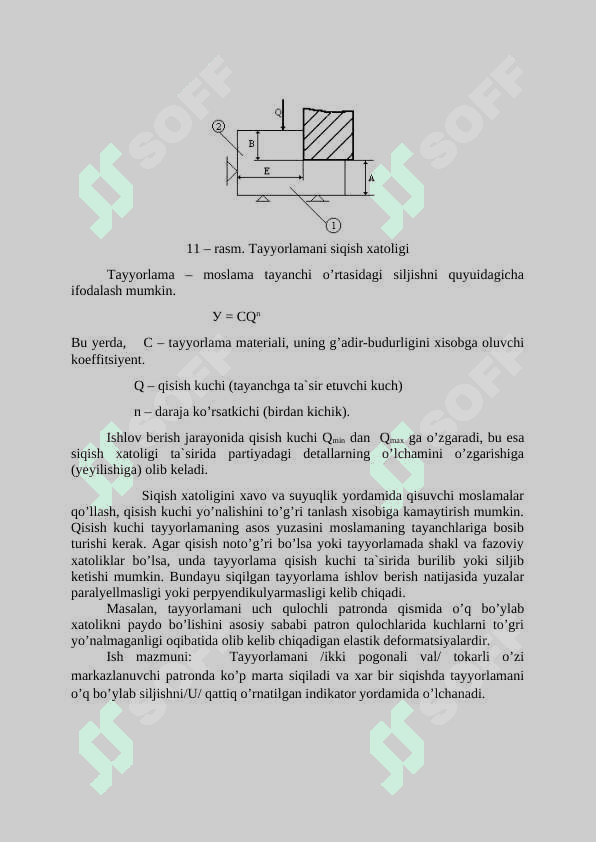 Tayyorlamani siqish xatoligini tekshirish. 2