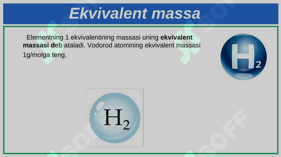 Ekvivalentlik qonuni 4