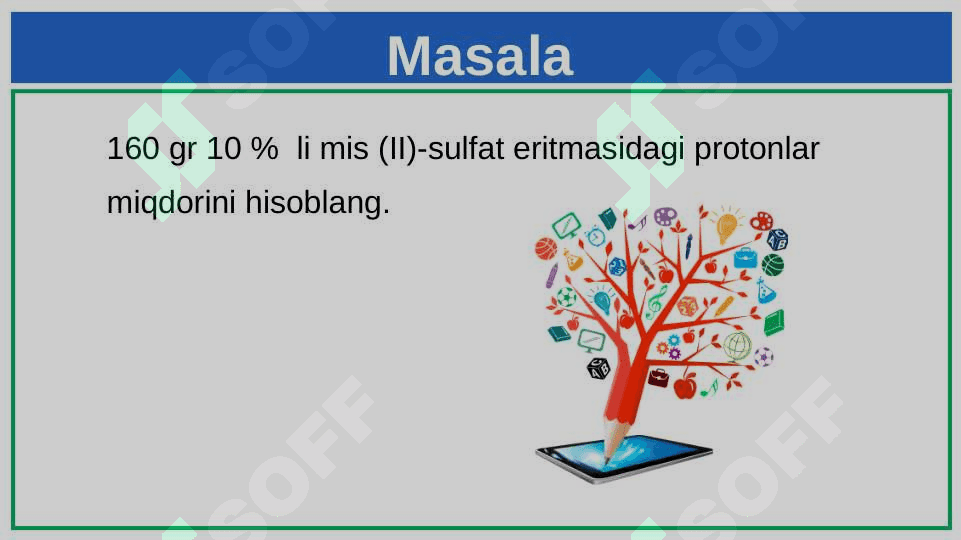 Davriy sistemaga oid masalalar yechish 3